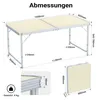 Toboli inklapbare campingtafel, 120x60x70 cm, met Productafbeelding-voorbeeld 12