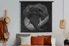 MuchoWow® Wandteppich Wandbehang Gemälde - Elefant - Produktbild-Vorschau 4
