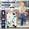 MuchoWow® Koffer Handgepäck Trolley Rollkoffer Kleine Produktbild-Vorschau 2