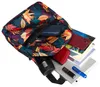 Damen Rucksack elegant sportlich mit Blumenmuster, 30x25x9 Produktbild-Vorschau 6