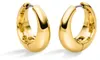 Boccia Damen Creolen 05096-02 Titan goldplattiert Produktbild-Vorschau 1