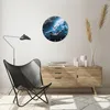 Wanduhr - Rund - Glasuhr - Tauchen Frau Wellen - 40x40cm - Produktbild-Vorschau 6