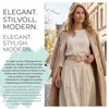 styleBREAKER Damen breiter Gürtel mit Lochnieten und runder Produktbild-Vorschau 6
