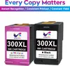 Two ink cartridges, one pink and one black, are shown against a white background. Produktbild-Vorschau