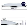 KADAX Couvercle de casserole "Salerno", set de couvercles Voir les images du produit 6