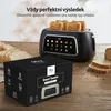 Toustovač Olvy na 4 krajíce, dlouhé otvory, digitální Náhled obrázku produktu 3