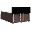 vidaXL Boxspringbett mit Matratze Dunkelbraun 140x200 cm Produktbild-Vorschau 6