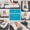 Topchances Coussin de grossesse Coussin d'allaitement 100% Voir les images du produit 5