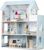 Großes 3-stöckiges Puppenhaus aus Holz Ricokids RK-878 Produktbild-Vorschau 3