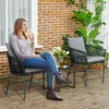 SUGIFT Gartenstuhl 2er Set Boho, Balkonstuhl mit Kissen, Produktbild-Vorschau 1