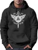 Hoodie Herren See you in Valhalla Schwert Runen Odin Produktbild-Vorschau 1