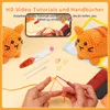 Kit per realizzare all'uncinetto una gattina arancione Anteprima dell’immagine prodotto 9