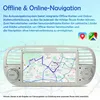 Per Fiat 500 2007-2015, autoradio da 2+64 GB con CarPlay, Anteprima dell’immagine prodotto 8