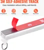 VEVOR Deckenvorhangschienen-Set, 3 m, selbstklebendes Produktbild-Vorschau 3