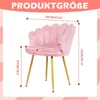 Loungesessel Sessel Weicher Samt Armlehnstuhl Relaxsessel Produktbild-Vorschau 7