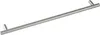A silver metal handle is shown against a white background. Produktbild-Vorschau