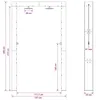 vidaXL Venkovní sprcha 226 cm z masivního borovicového Náhled obrázku produktu 8
