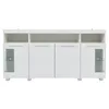 140*40*70cm Beistelltisch, Wohnzimmer Hochglanz Produktbild-Vorschau 12