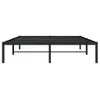 vidaXL Rama łóżka metalowa czarna 140x200 cm Podgląd zdjęcia produktu 5
