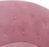 vidaXL Clubsessel mit Fußhocker Rosa Samt Produktbild-Vorschau 6