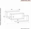 Skye Decor, Janison - White, mensole da parete, bianco, 103 Anteprima dell’immagine prodotto 5