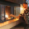 COSTWAY Grille pare-étincelles avec portes coulissantes, 89 Voir les images du produit 2