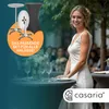 CASARIA® 2in1 Stehtisch mit Husse Klappbar Höhenverstellbar Produktbild-Vorschau 9