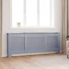 vidaXL MDF kryt radiátora sivý 205 cm Náhľad obrázku produktu 2