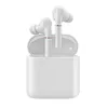 A pair of white wireless earbuds with a charging case. Náhľad obrázku produktu