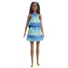 MATTEL GRB36 Barbie Loves Puppe im lila Blumenkleid Produktbild-Vorschau 8