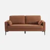 sweeek - 3-Sitzer-Sofa mit Cordbezug - Terrakotta Produktbild-Vorschau 3