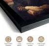 MuchoWow® MuchoWow® Gerahmtes Poster Mona Lisa - Leonardo Produktbild-Vorschau 3