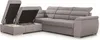 Ecksofa Schlafsofa Sofa PASCARA in Stoff Esito Sand Produktbild-Vorschau 2