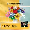 Blumenstrauß-Bauset, 12 künstliche Blumen aus Bausteinen, Produktbild-Vorschau 5