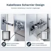 SONNI Aluminiowa szafka z lustrem LED z dotykowym Podgląd zdjęcia produktu 11