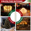 XMTECH LED sviečky na batérie, háčiky a klipy, diaľkové Náhľad obrázku produktu 6