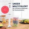 GOURMETmaxx Stabmixer mit Messbecher - weiß/grau Produktbild-Vorschau 7