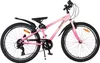 Volare Mystic Kinderfahrrad - 24 Zoll - Rosa - 7 Gänge Produktbild-Vorschau 1