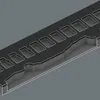 9822 Schaumstoffeinlage für 8000 C Zyklop Knarre 1/2" Set Produktbild-Vorschau 2