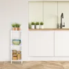 Relaxdays Standregal mit 3 Ablagen, quadratisches Produktbild-Vorschau 3
