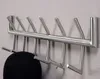 FineBuy Metalowy wieszak ścienny, srebrny, 60 cm – Podgląd zdjęcia produktu 4
