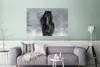 MuchoWow® Poster Pferd - Schwarz - Smoke 120x80 cm - Bilder Produktbild-Vorschau 5