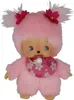 Monchhichi Cherry Blossum Girl Pink Twin Tail, bábika, 2 Náhľad obrázku produktu 2