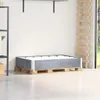 CLORIS Paletten-Aufsatzrahmen Grau 120x80 cm Massivholz Produktbild-Vorschau 1