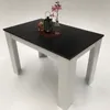 Möbel SD Esstisch Mia 110x70cm Schwarz-Weiß Produktbild-Vorschau 2