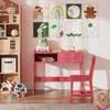 COSTWAY Schreibtisch Kinder mit Stuhl, Kinderschreibtisch Produktbild-Vorschau 8
