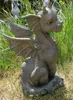 Drago da giardino XXL seduto - Statua di drago - Statua da Anteprima dell’immagine prodotto 3