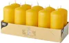 10 bougies à tige Ø 40 mm - 90 mm jaune d'or Voir les images du produit 3