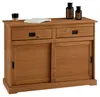 Kommode SAVONA, Sideboard mit 2 Türen 2 Schubladen, Kiefer Produktbild-Vorschau 2