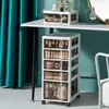 360Home Aufbewahrungsschrank durchsichtigerRegal  5 Ebenen Produktbild-Vorschau 5
